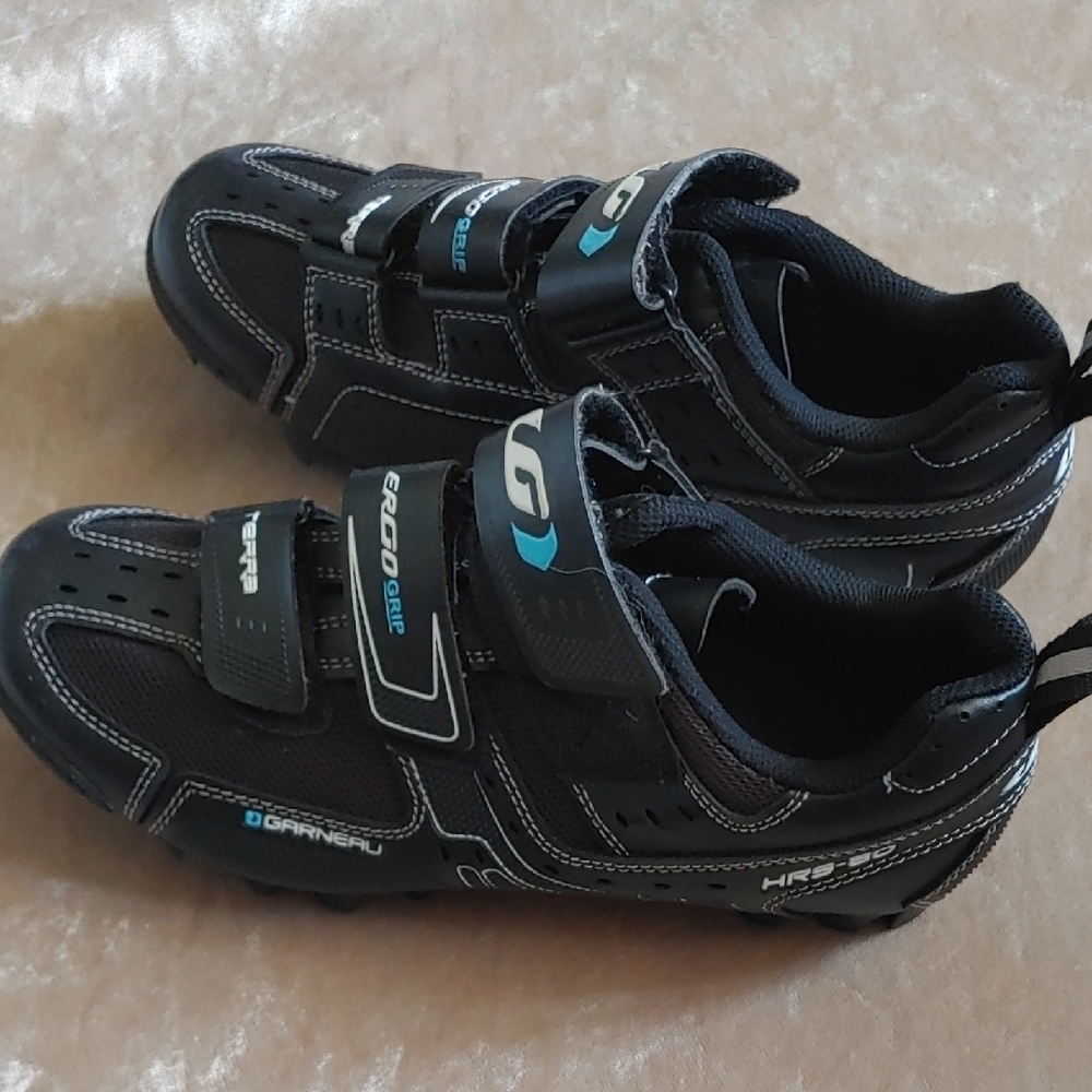 Louis Garneau Ventilator 20 Ergo Air Hrs-80 Black Cycling Shoes Sz 8